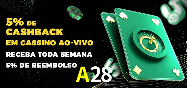 Promoções do cassino ao Vivo A28